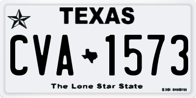 TX license plate CVA1573
