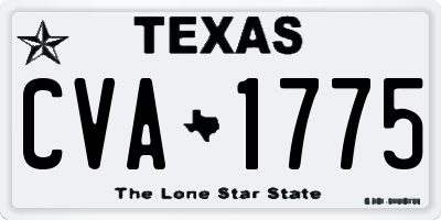 TX license plate CVA1775