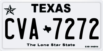 TX license plate CVA7272