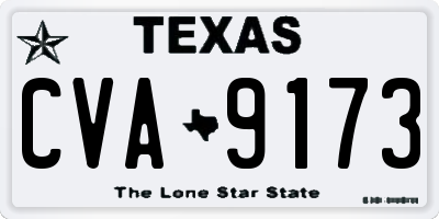 TX license plate CVA9173