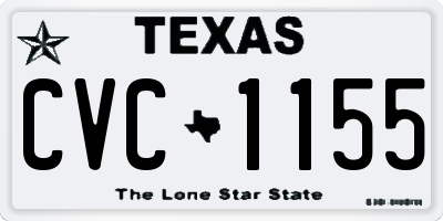 TX license plate CVC1155