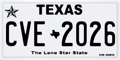 TX license plate CVE2026