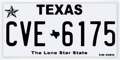 TX license plate CVE6175