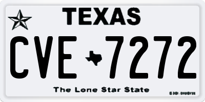TX license plate CVE7272