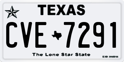 TX license plate CVE7291