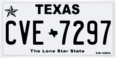 TX license plate CVE7297