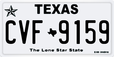 TX license plate CVF9159