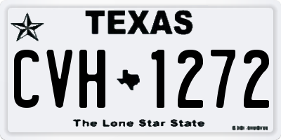 TX license plate CVH1272