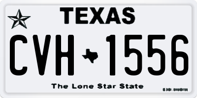 TX license plate CVH1556