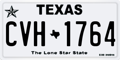 TX license plate CVH1764
