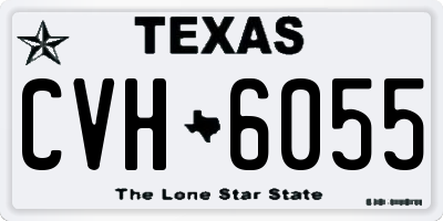 TX license plate CVH6055