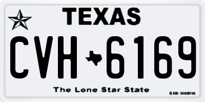 TX license plate CVH6169