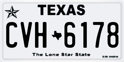 TX license plate CVH6178