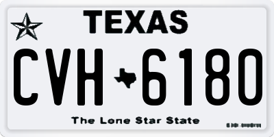 TX license plate CVH6180