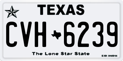 TX license plate CVH6239
