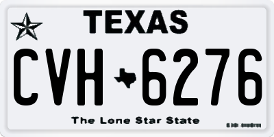 TX license plate CVH6276