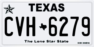 TX license plate CVH6279