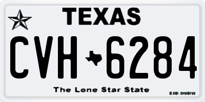 TX license plate CVH6284
