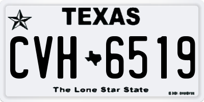 TX license plate CVH6519