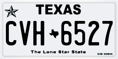 TX license plate CVH6527