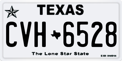 TX license plate CVH6528
