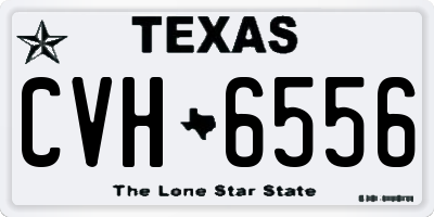 TX license plate CVH6556