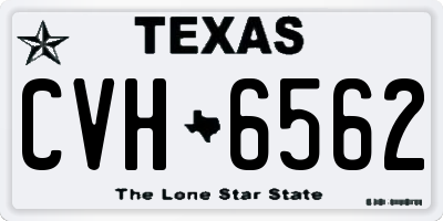 TX license plate CVH6562