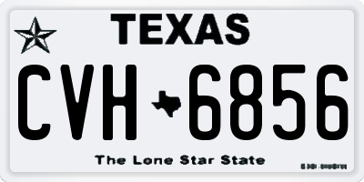 TX license plate CVH6856