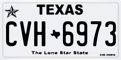 TX license plate CVH6973