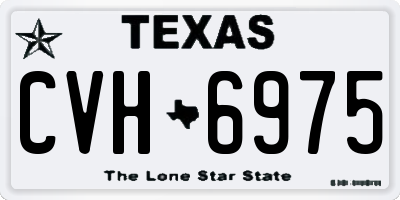TX license plate CVH6975