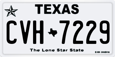 TX license plate CVH7229