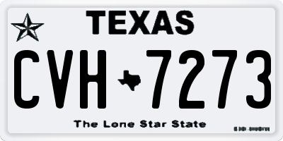 TX license plate CVH7273