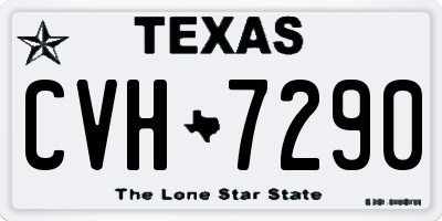 TX license plate CVH7290