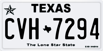 TX license plate CVH7294