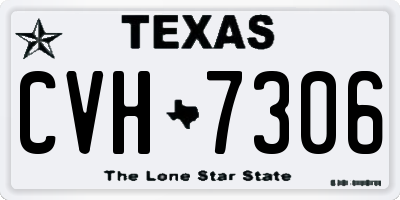 TX license plate CVH7306