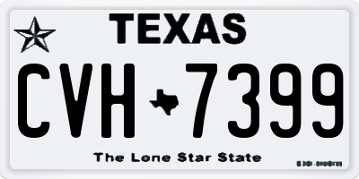 TX license plate CVH7399