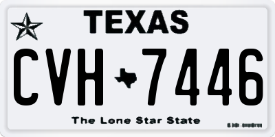 TX license plate CVH7446
