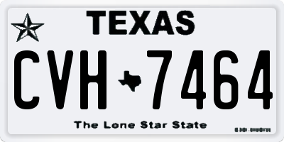TX license plate CVH7464
