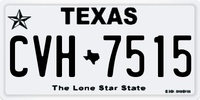 TX license plate CVH7515