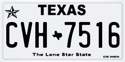 TX license plate CVH7516