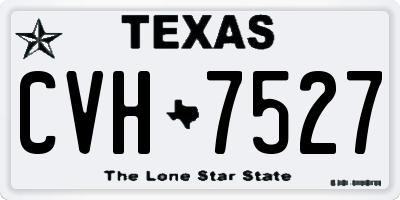 TX license plate CVH7527