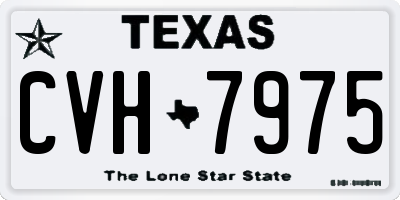 TX license plate CVH7975