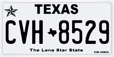 TX license plate CVH8529