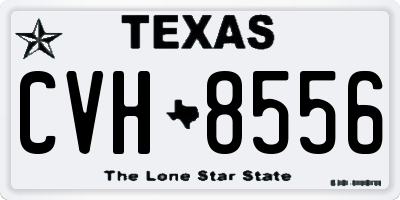 TX license plate CVH8556