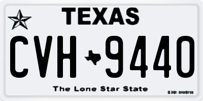 TX license plate CVH9440