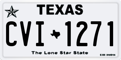 TX license plate CVI1271