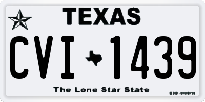 TX license plate CVI1439