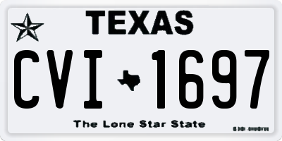 TX license plate CVI1697