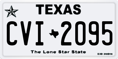 TX license plate CVI2095