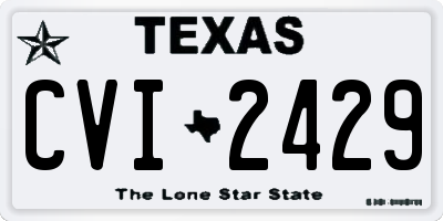 TX license plate CVI2429